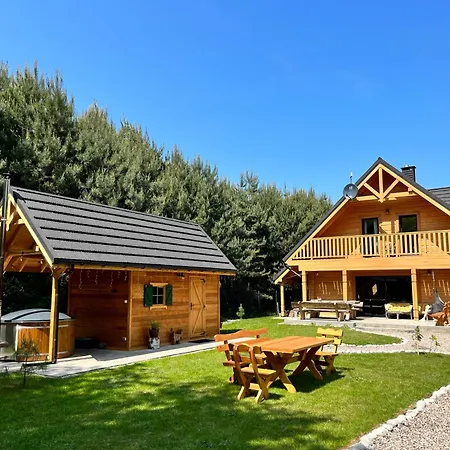 Dom Z Bala Sauna Jacuzzi Saunowisko Casa de Férias Biale Bloto (Olesnica)