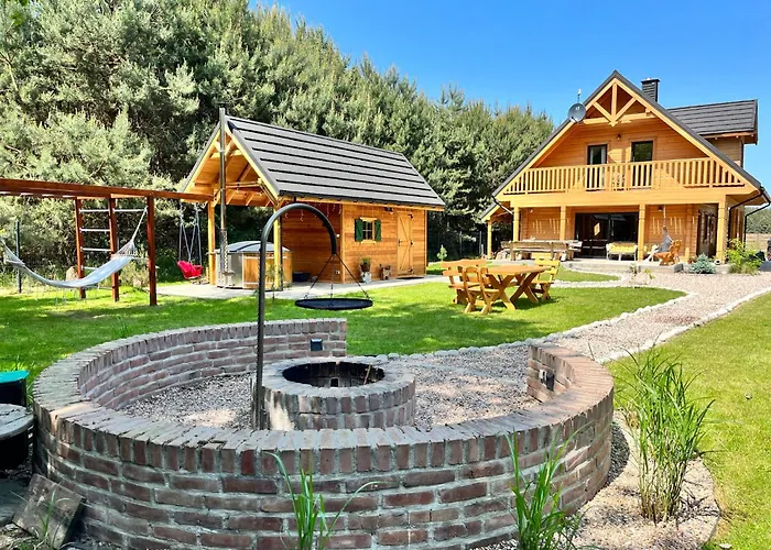 Dom Z Bala Sauna Jacuzzi Saunowisko Biale Bloto (Olesnica)