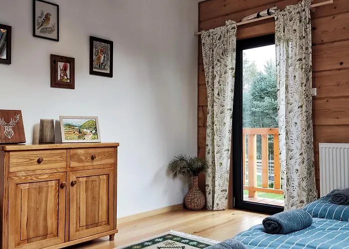 Dom Z Bala Sauna Jacuzzi Saunowisko Casa de Férias Biale Bloto (Olesnica)